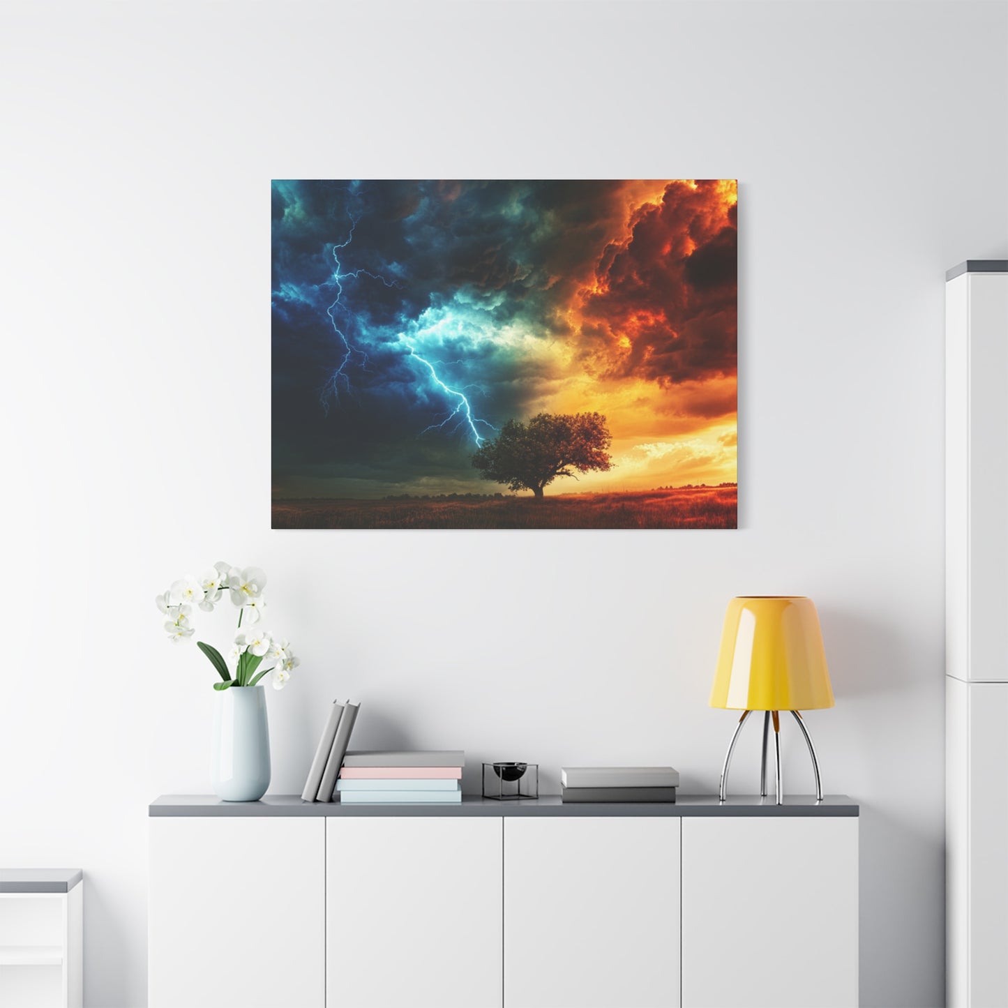 Storms Battling the Skies - Canvas Art