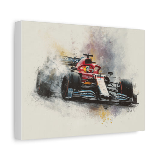 F1 Racing Car Wall Art, Matte Canvas