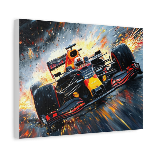 Vibrant Racer - Canvas Art