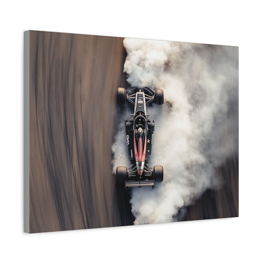 Formula One Car Mid Donut - Canvas Art