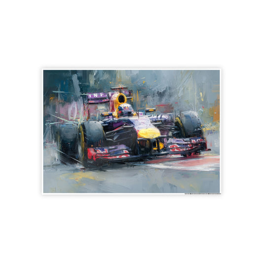 Red Bull Racing Art Print, Glossy Poster