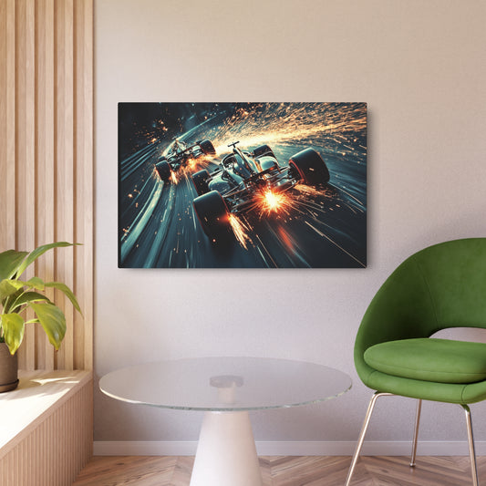 Dueling Sparks Design - Metal Sign