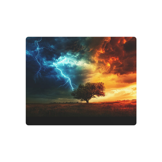 Storms Battling the Skies - Metal Art Sign