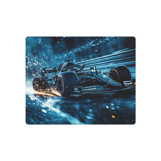 Blue Sparkler Racing  - Metal Art Sign