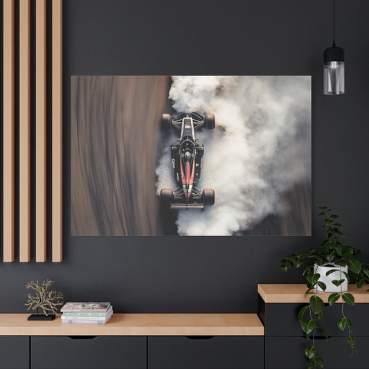 Formula One Car Mid Donut - Canvas Art