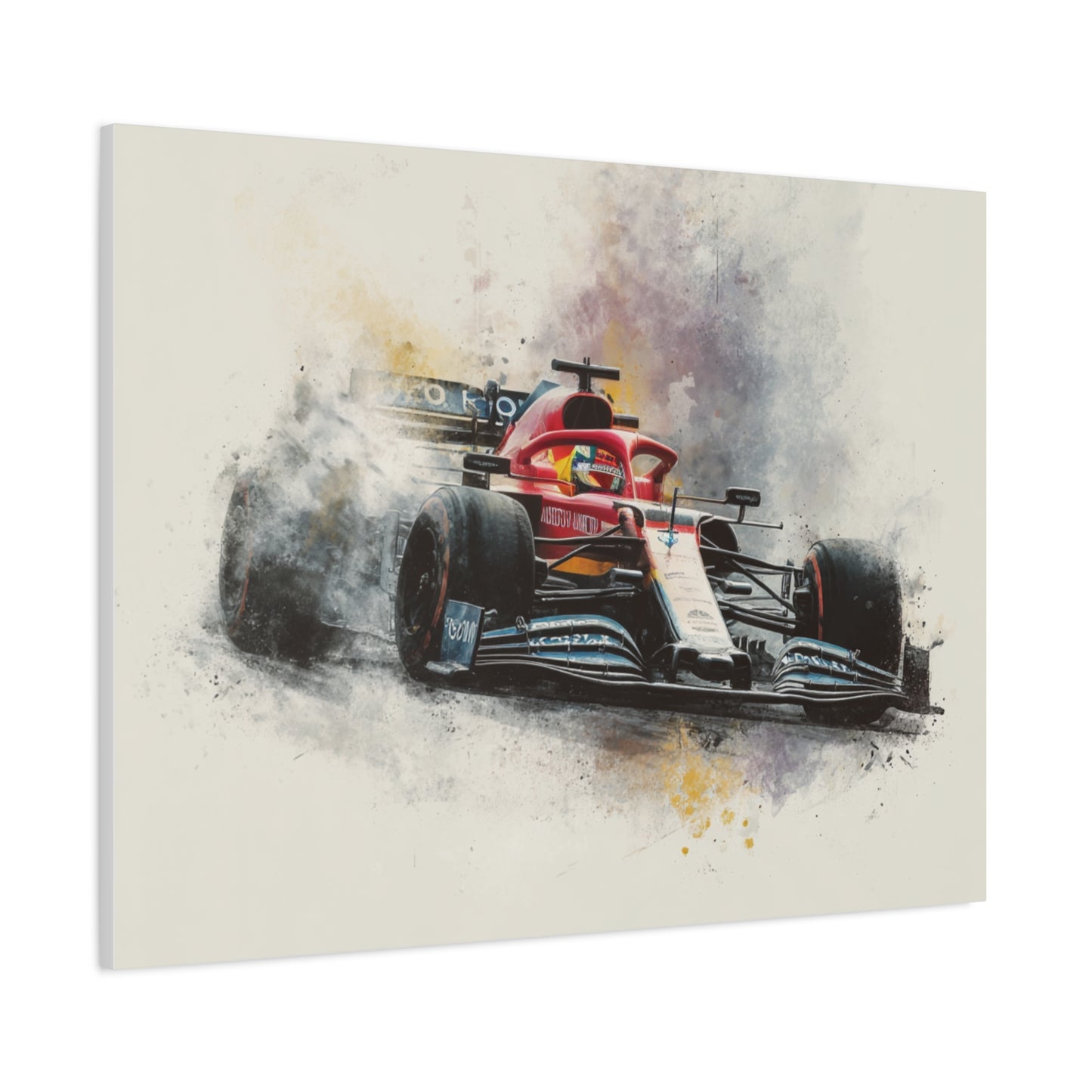 F1 Racing Car Wall Art, Matte Canvas