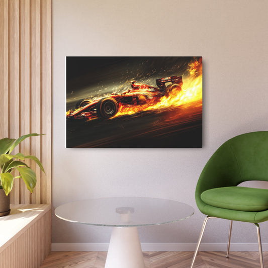 Fire Design - Metal Art Sign